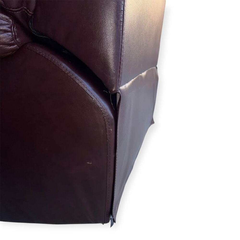 Bel Furniture Sara Collection Manual Recliner – Wine Brown - Picture 7 of 10